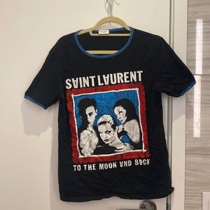 Saint Laurent T-shirt with Retro Prints